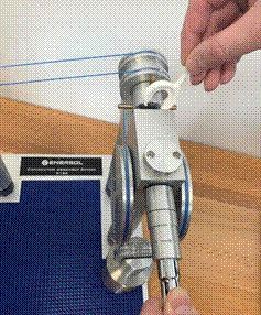 Enersol S15B showing placement of locking device.